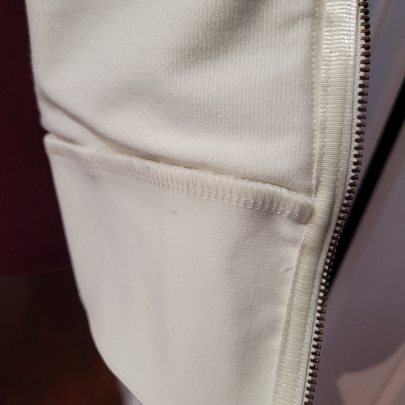 ADIDAS Offwhite Athletic Jacket w/versatile hood XL - Picture 7 of 10